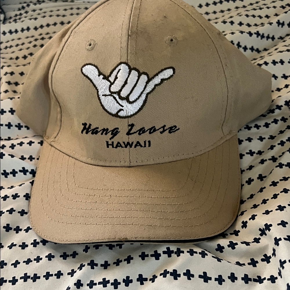 Hang Loose Hawaii Tan Cap